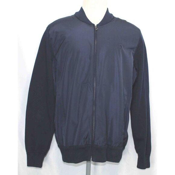 Polo Ralph Lauren Hybrid Navy Blue Full Zip Sweater Jacket Mens Size‎ XLT Tall - Picture 1 of 5